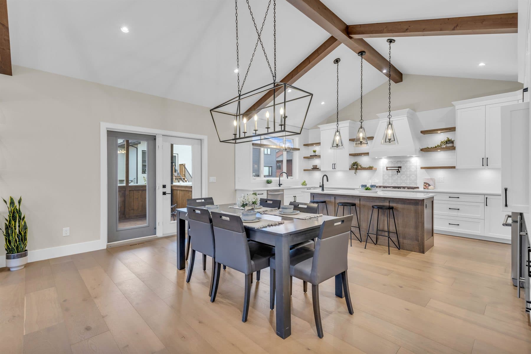 Saskatoon listing interior photography with a bright open-concept living space